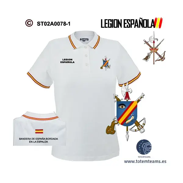 Polo Xª Bandera José Millan-Astray Legión Española - Imagen 2