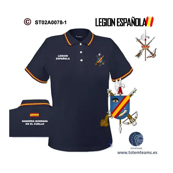 Polo Xª Bandera José Millan-Astray Legión Española - Imagen 3