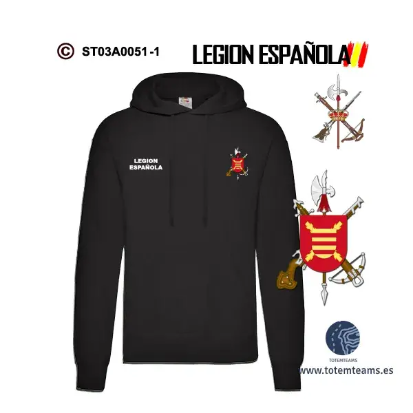 Sudadera-capucha Iº Tercio Gran Capitán – Legión Española - Imagen 2
