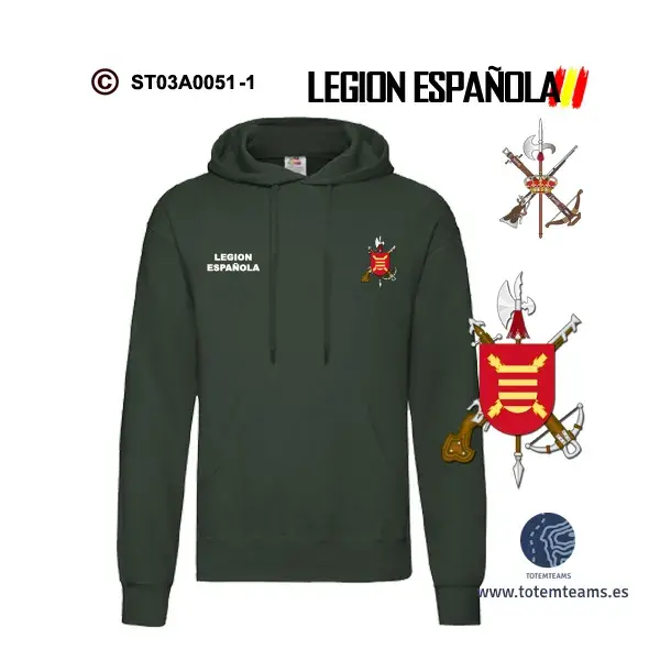 Sudadera-capucha Iº Tercio Gran Capitán – Legión Española - Imagen 3