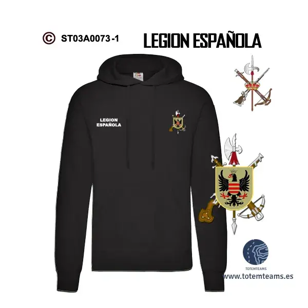 Sudadera-capucha Vª Bandera Gonzalo de Córdoba Legión Española - Imagen 2